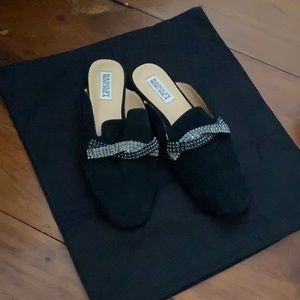 Badgley Mischka Velvet Slipper